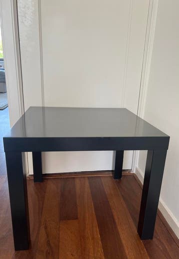 Bijzettafel zwart (IKEA)