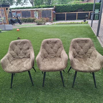 Leuke eetstoelen 6 stuks