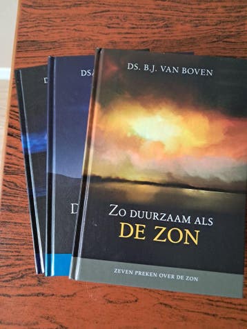 Ds. B.J. van Boven - 3 preken boeken