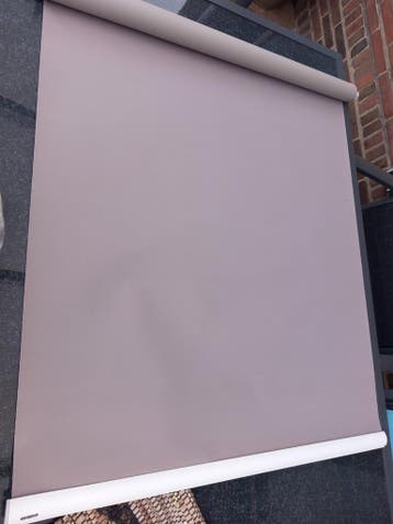 Grijs rolgordijn 105 x 75 cm - Perfect voor privacy
