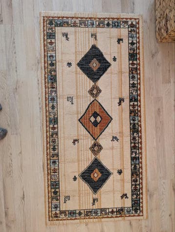 Vloerkleed met geometrisch patroon - 150 cm lang