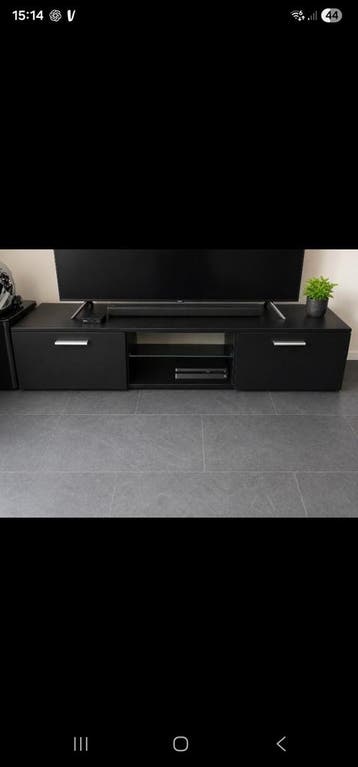 Hoogglans zwart tvmeubel