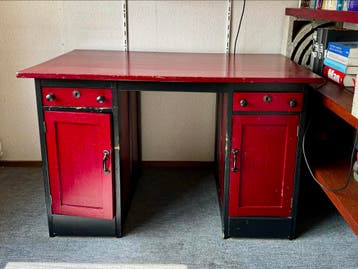Gratis antiek houten bureau - opknapper