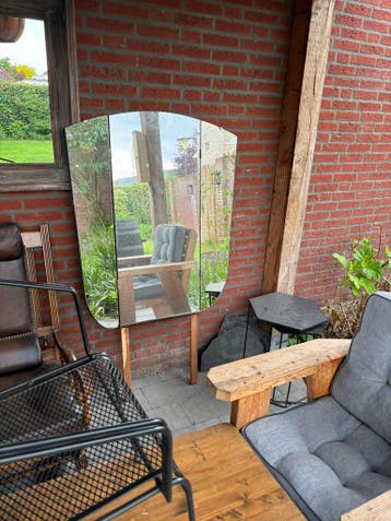 Spiegels tbv kaptafel uit overgrootmoeders tijd