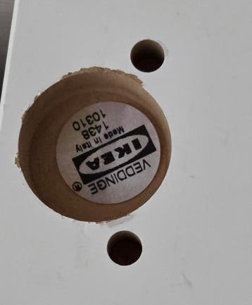 IKEA VEDDINGE Keukendeur Wit  40 cm breed