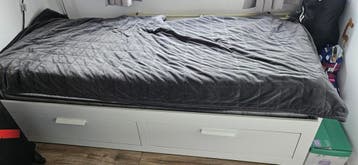 Gratis Bedbank met opberglades en heerlijke matrassen