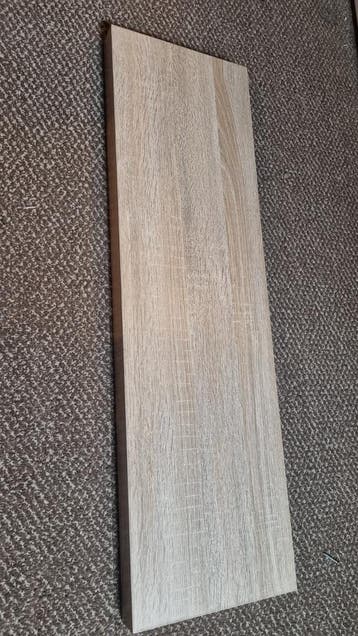 Houten plank 80 cm breed - Licht eiken look