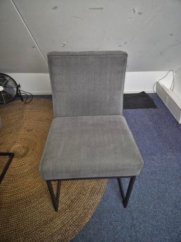 Comfortabele eetkamerstoelen - Grijs - Gebruikt