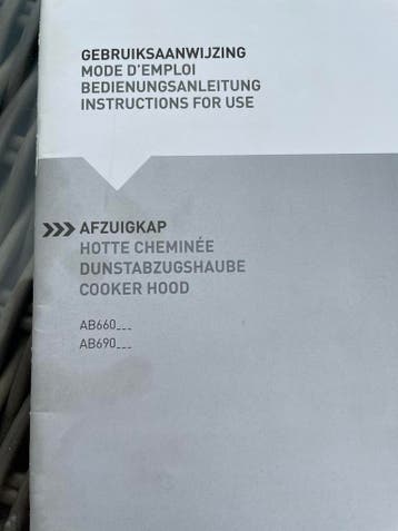 Etna afzuigkap 90 cm - Inclusief handleiding