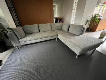 Hoekbank grijs / Gereserveerd