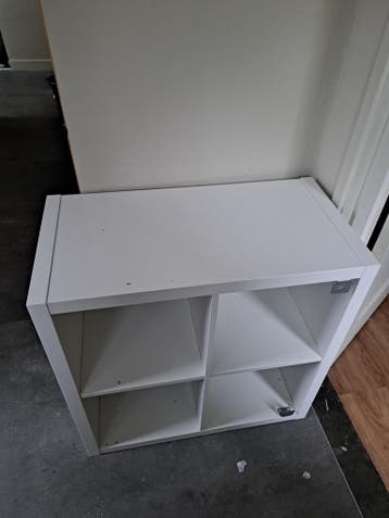 Ikea kallax Witte opbergkast met 4 vakken