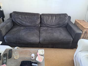 Comfortabele 2.5-zits bank, ca. 200 cm breed