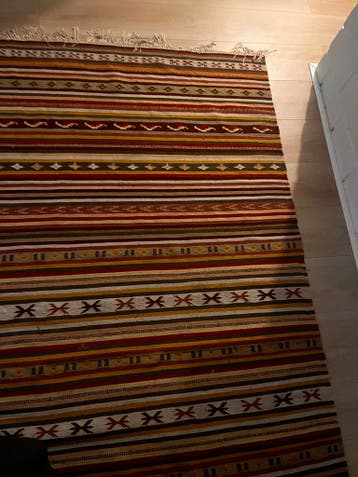 Gratis Boho-vintage IKEA vloerkleed 145x195cm
