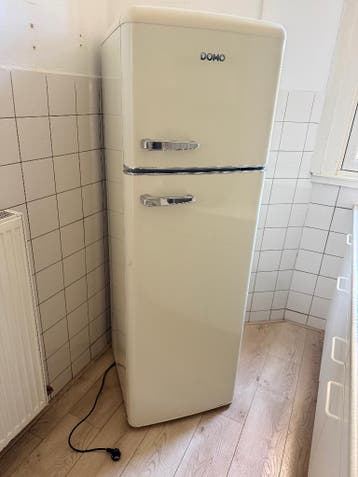 Koelkast Retro look DOMO Koel- vriescombinatie