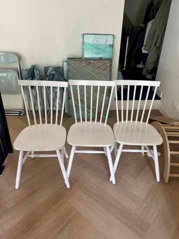 Witte eetkamerstoelen