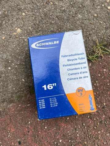 Gratis binnenband: Schwalbe 16”