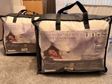 GRATIS Sleeptime 4-seizoenen dekbed 140x200 cm 2 stuks