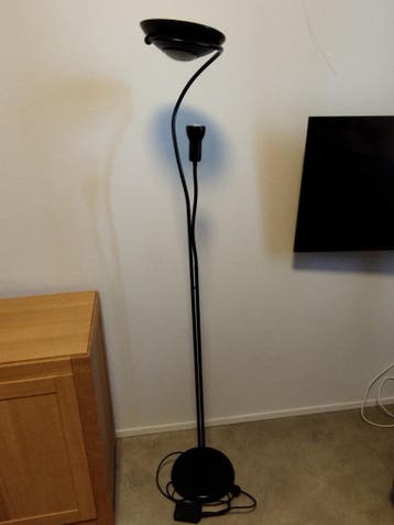 Gratis afhalen - staande lamp zwart
