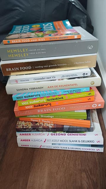 Gratis grote collectie gezonde kookboeken (13 stuks)