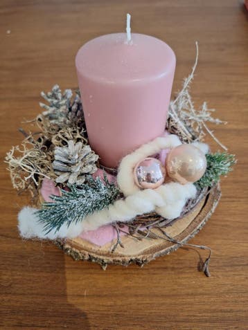 Gratis kerststukje