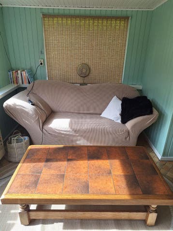 Gratis slaapbank en salontafel