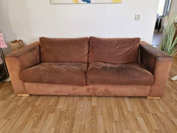 2.5 - 3 persoonsbank met 2 losse fauteuils Compleet