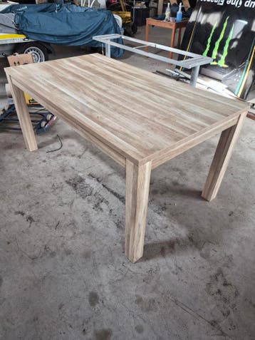 Tafel 90x160 cm, 77 cm hoog