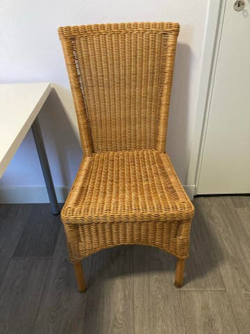 2 Rieten stoelen - Rotan eetkamerstoelen