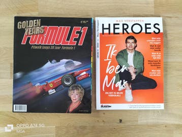 Formule 1 Boeken: Golden Years & Max Verstappen Heroes