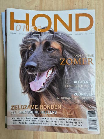 diverse jaargangen onze hond