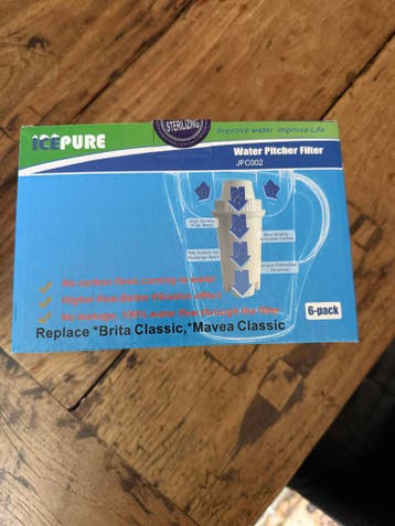 ICEPURE Waterfilter Vervangend voor Brita Standaard (8 stuks
