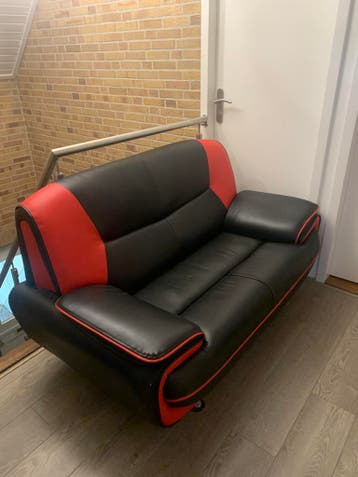 Super leuk rood / zwart bankje