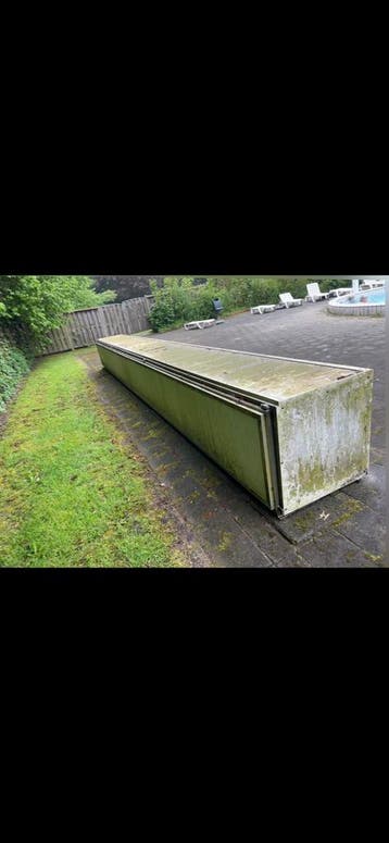 Grote PVC Opbergbak / Deken Kist (ex-zwembad)