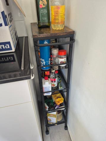 Gratis Handig kruidenrek op wieltjes - Keuken/bijkeuken