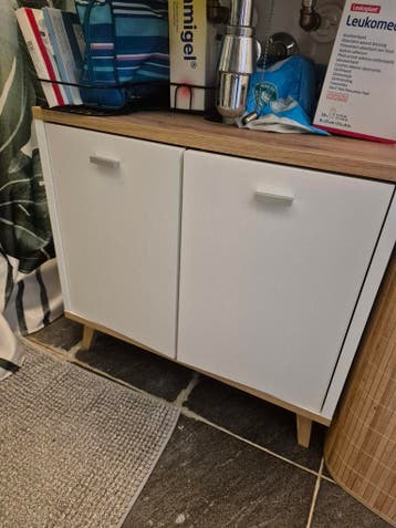 Badkamermeubel 60x28x55 cm - Ideaal voor kleine ruimtes