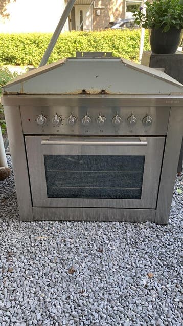 90 cm RVS Gasfornuis