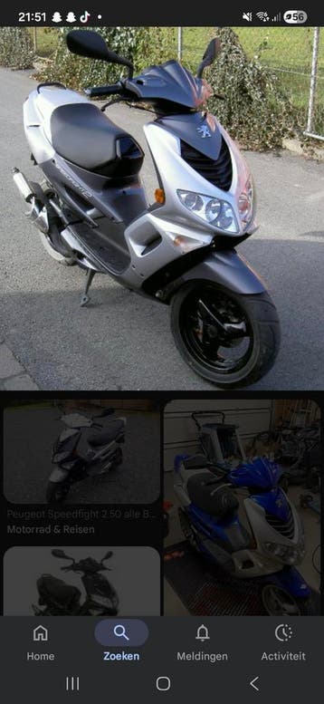Gezocht 2t scooter