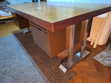 Bureau te koop 1x2m houten blad