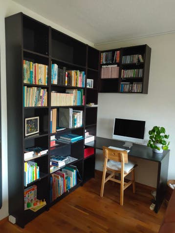 Billy boekenkasten en bureau - gratis af te halen
