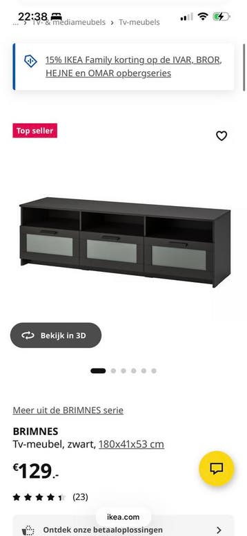 Gratis Brimnes TV kast