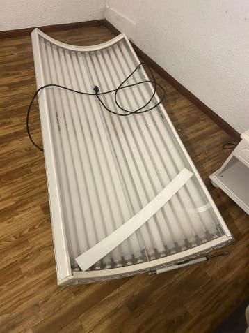 Philips zonnebank met nieuwe lampen - Klaar voor gebruik!