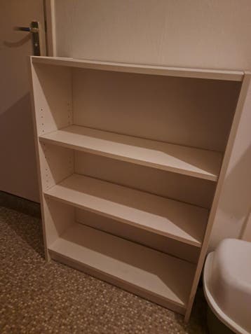 Witte Boekenkast 80x28x106 cm - Compact en Praktisch