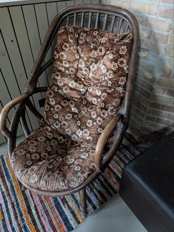 Gratis rotan fauteuil afhalen