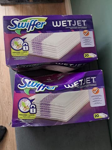 Swiffer WetJet navullingen - net geen 40stuks