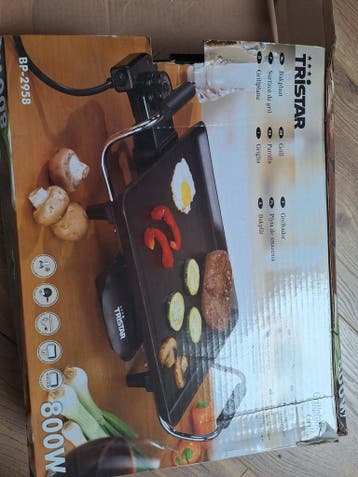 Tristar Bakplaat BP-2958 - Grill en Bakken in één