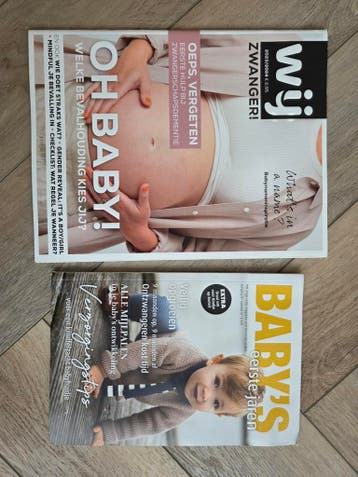 Wij ZWANGER! & Baby's eerste jaren - 2 magazines
