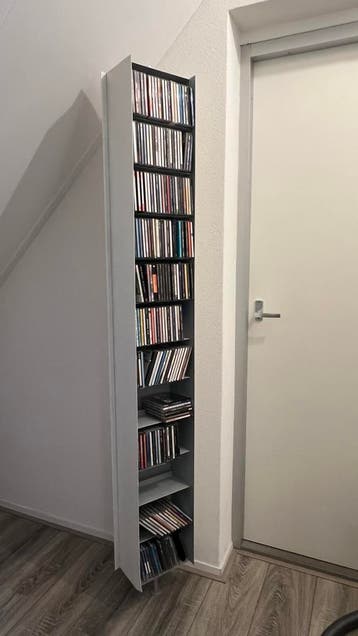 Draaibaar wandrek voor CD's/DVD's of verzamelingen