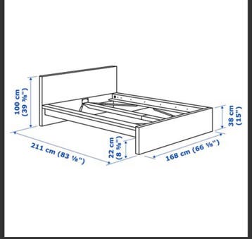 IKEA Malm bed 160x200
