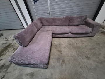 Hoekbank Ribstof
