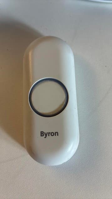 Byron Deurbel Draadloze set - Wit